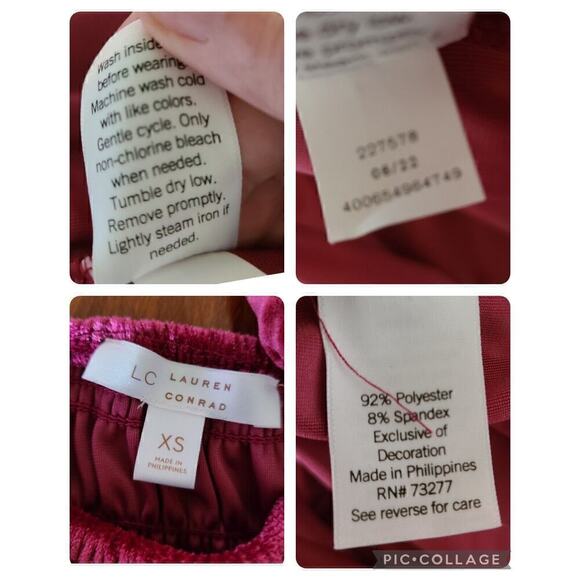 Milkmaid Velvet‎ Regency Smocked Dress XS Pink Romantic Fairy Lauren Conrad - Picture 8 of 12